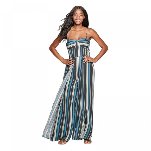 Xhilaration Pants - NWT Xhilaration Bra Cup Jumpsuit Small Blue